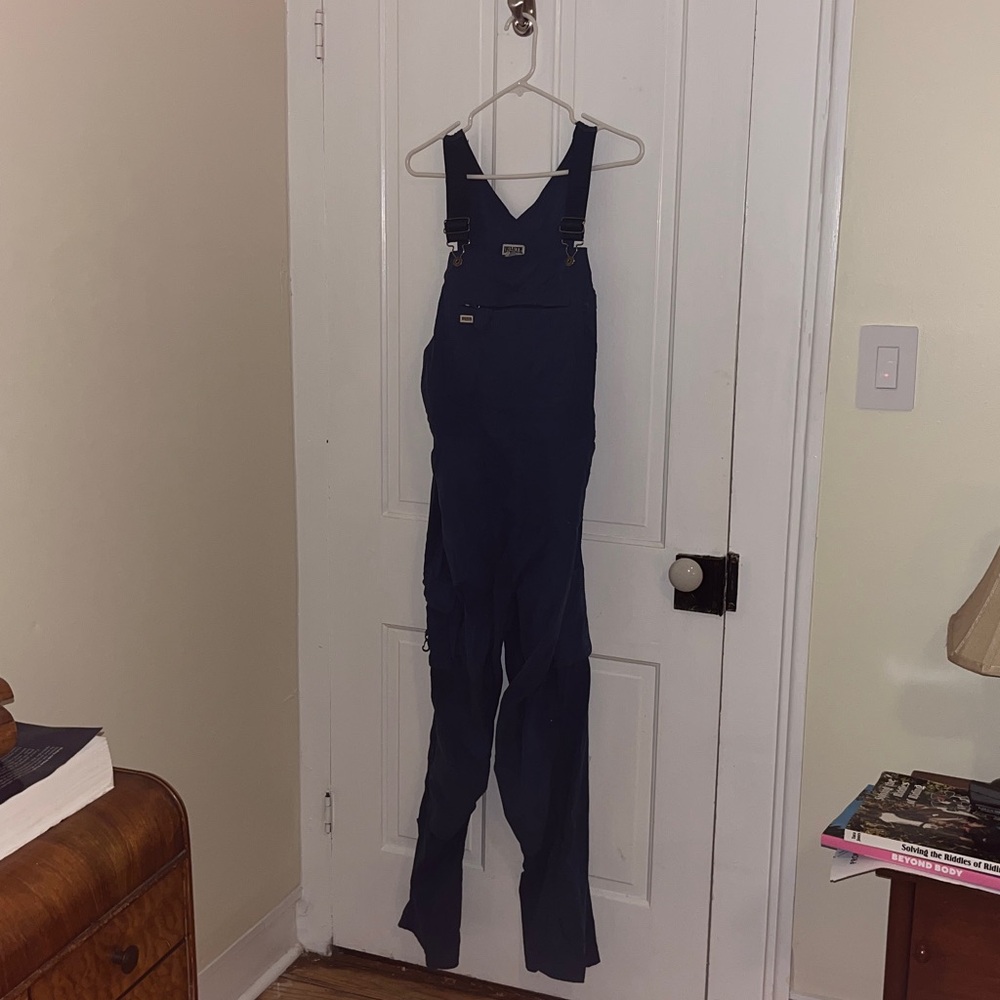 Duluth Teal Overalls medium 31